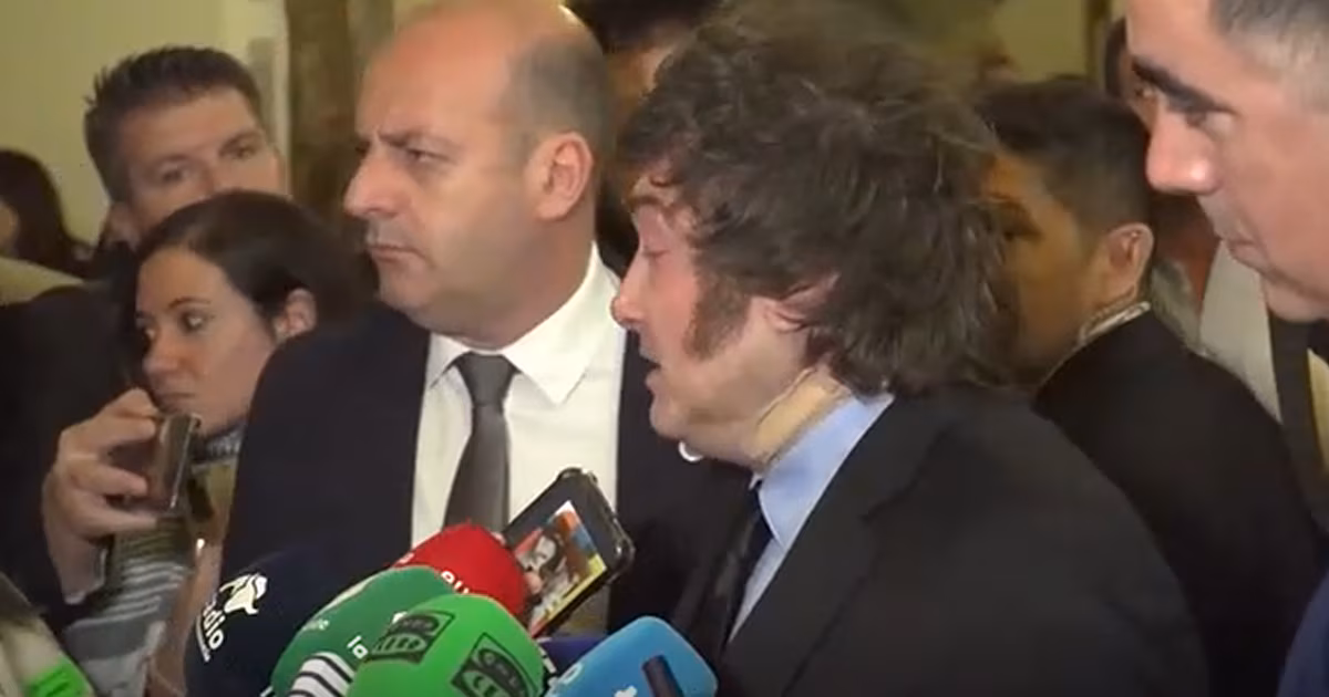 Milei descalificó a una periodista española por una pregunta sobre PP y Vox