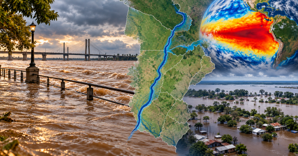 El INA advierte Crecida del Paraná por El Niño: qué provincias están en alerta del 17 al 21 de octubre