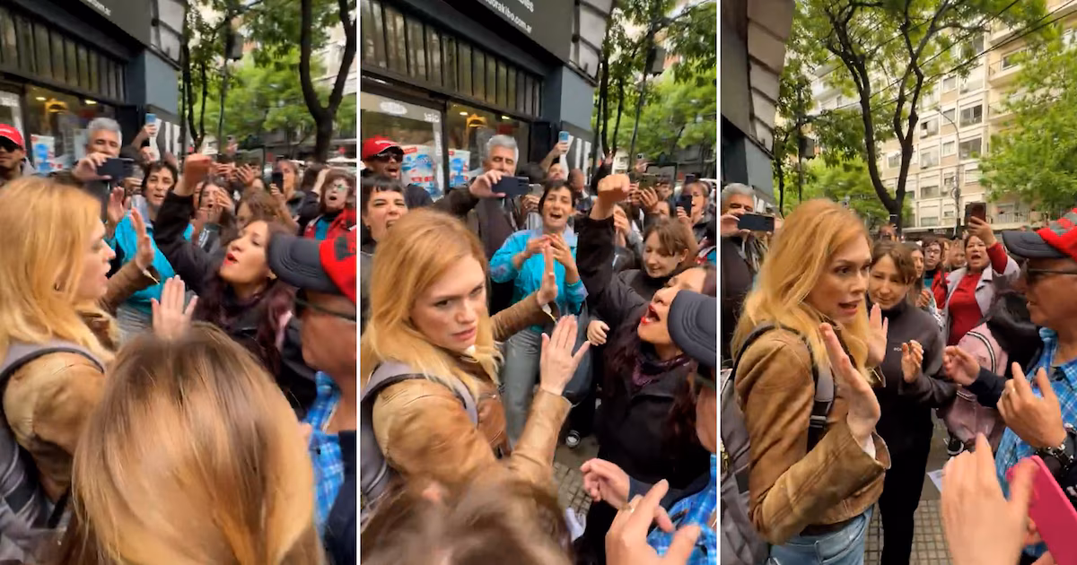 Lilia Lemoine fue insultada por manifestantes a la salida del Congreso: cómo fue el cruce