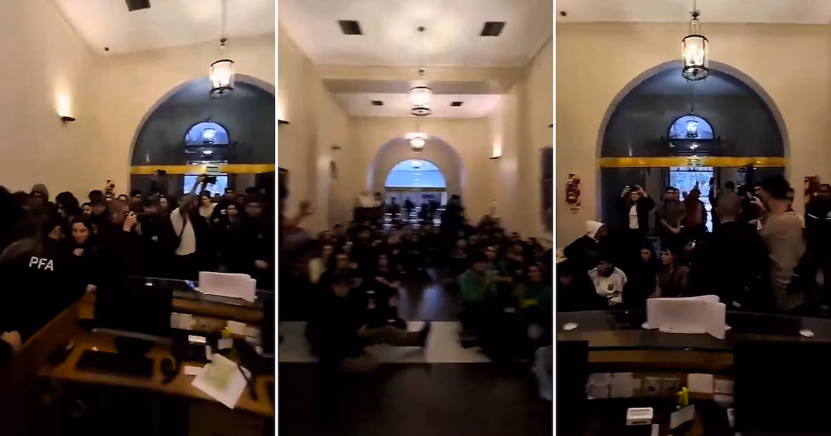 “No nos quedan más opciones”: habló una de las estudiantes universitarias que participó de la sentada en el Palacio Pizzurno
