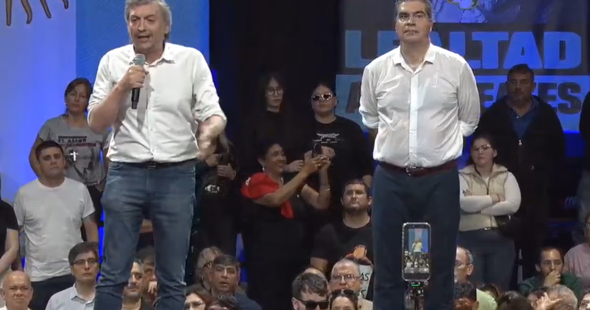 Máximo Kirchner encabezó su acto del Día de la Lealtad en Chaco con otro mensaje hacia la interna del PJ