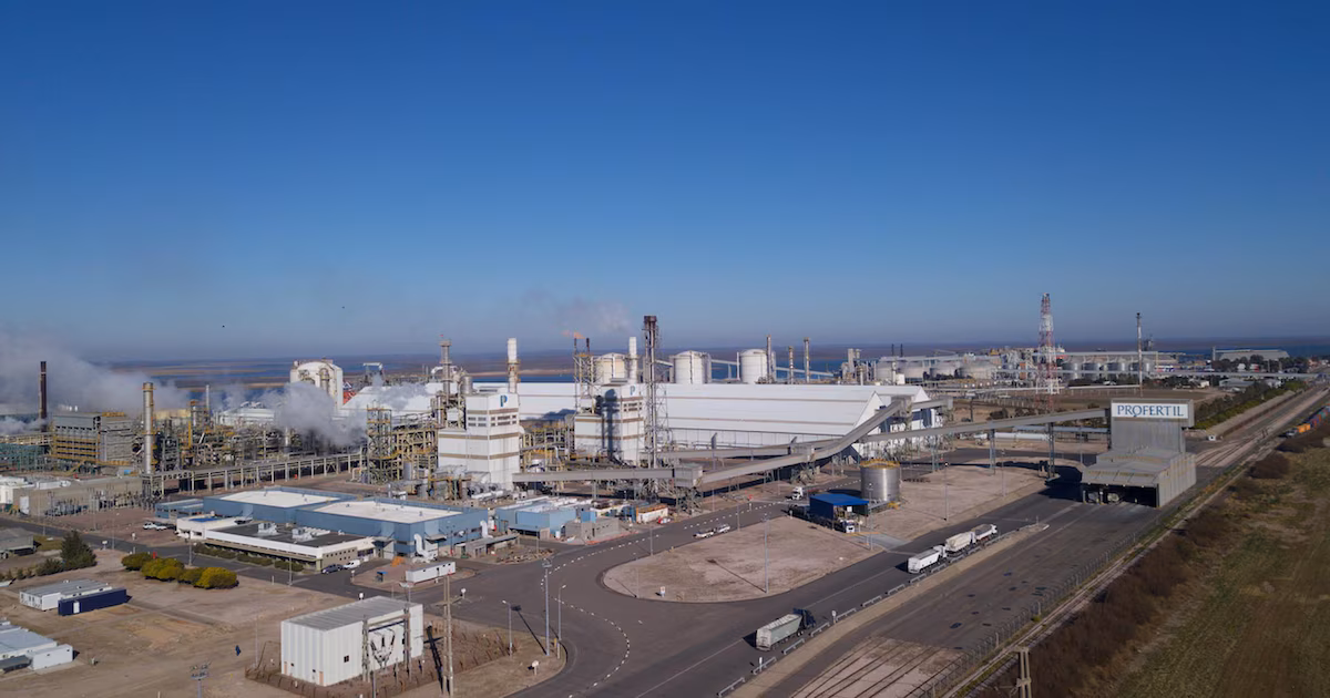 Tras el cambio de dueños, Profertil arrancó el diseño de su segunda planta de urea en Bahía Blanca