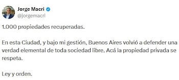 El Gobierno porteño alcanzó las 1.000 propiedades recuperadas que fueron restituidas a sus dueños