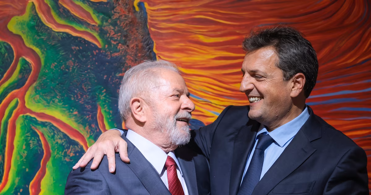 El mensaje de respaldo de Sergio Massa a Lula para las elecciones presidenciales de Brasil