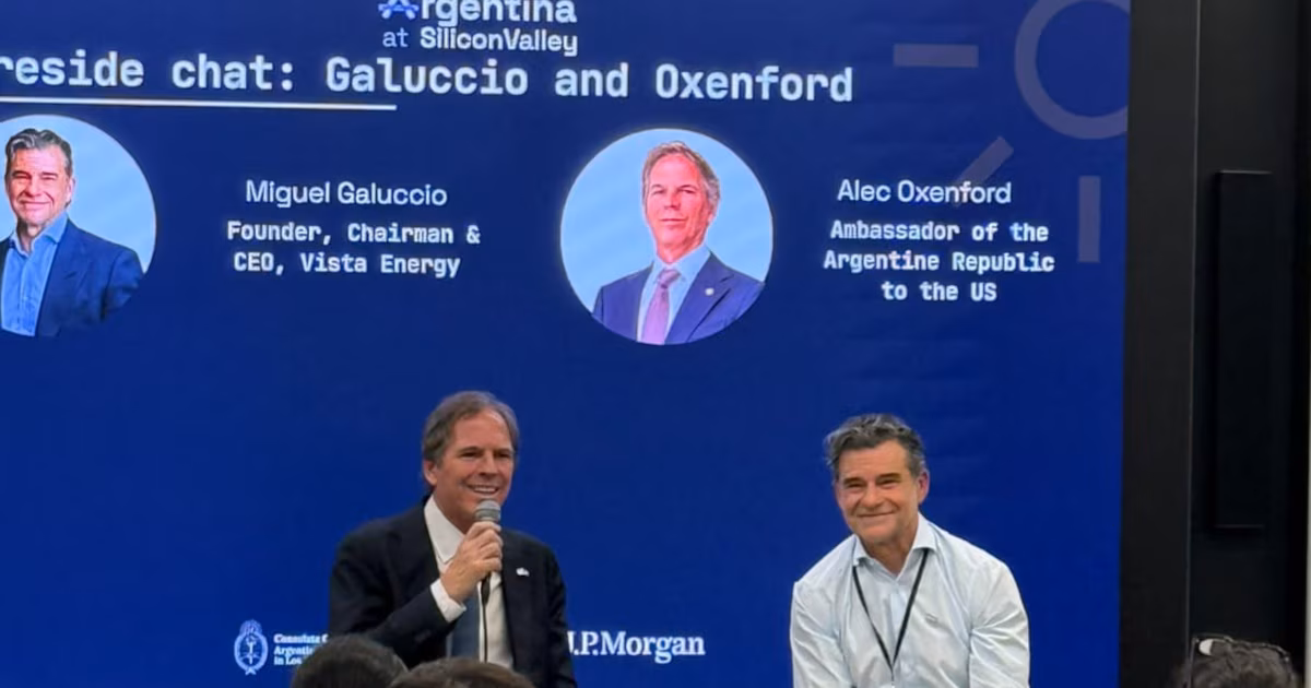 En Silicon Valley, Miguel Galuccio destacó el potencial aporte de la Argentina a “la resiliencia global de la infraestructura digital”