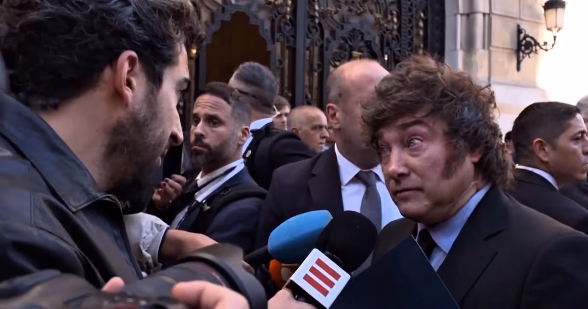 Javier Milei discutió con otro periodista por la frase “no llegar a fin de mes”: “No puedo respetar tu cerebro”