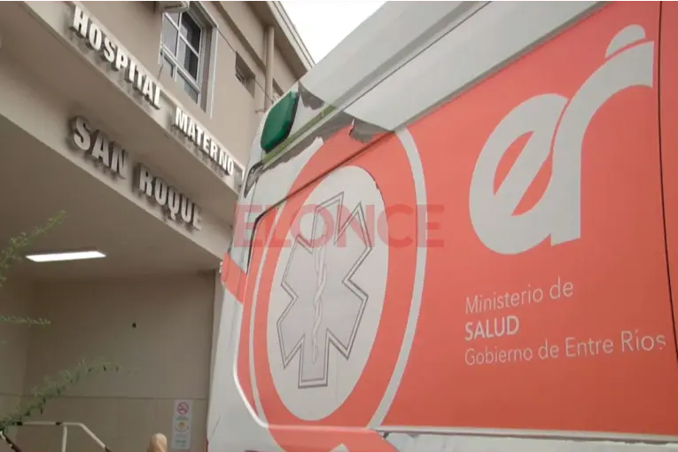 Un bebé sufrió fractura de cráneo tras un choque y fue derivado de urgencia a Paraná