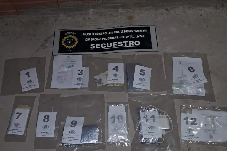 Allanamientos en Feliciano: secuestraron cocaína y detuvieron a tres hombres