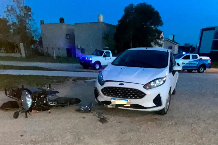 Dos motociclistas resultaron heridos en sendos accidentes en departamento Diamante