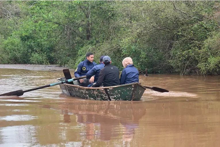 Intensificaron la búsqueda de Marcos Almada con rastrillajes por tierra y agua