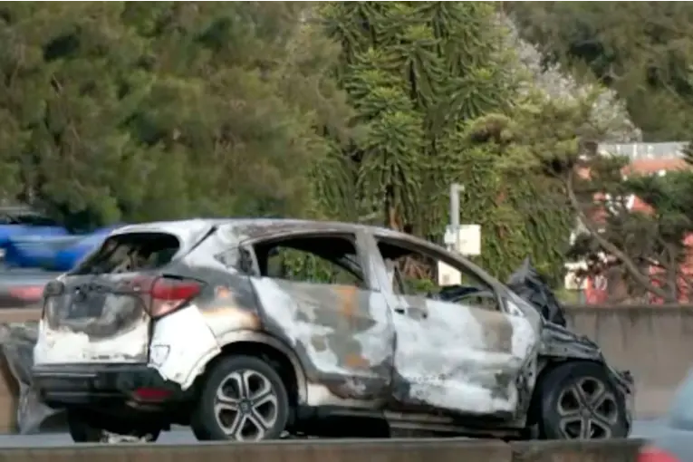 Una persona murió tras un accidente en la Panamericana y uno de los vehículos quedó destruido