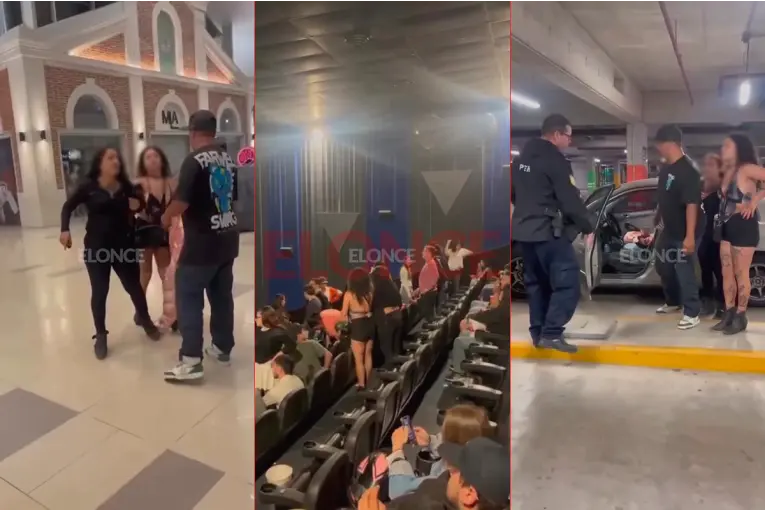 Pelea y ataque con gas pimienta en cine de Paraná: dos detenidas y espectadores afectados