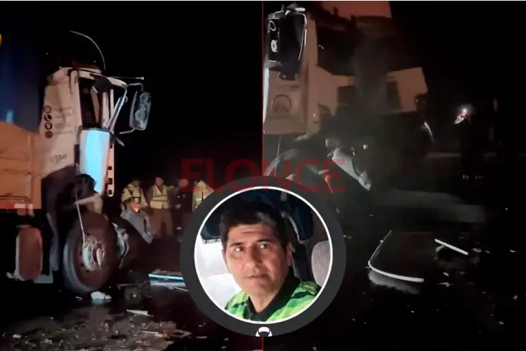 Era de Paraná el camionero que murió en choque e incendio sobre el complejo Zárate-Brazo Largo