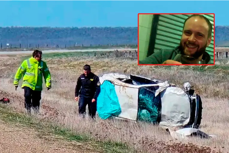 Dueño de reconocida empresa de maquinaria agrícola murió al volcar su auto en la misma ruta donde falleció su padre