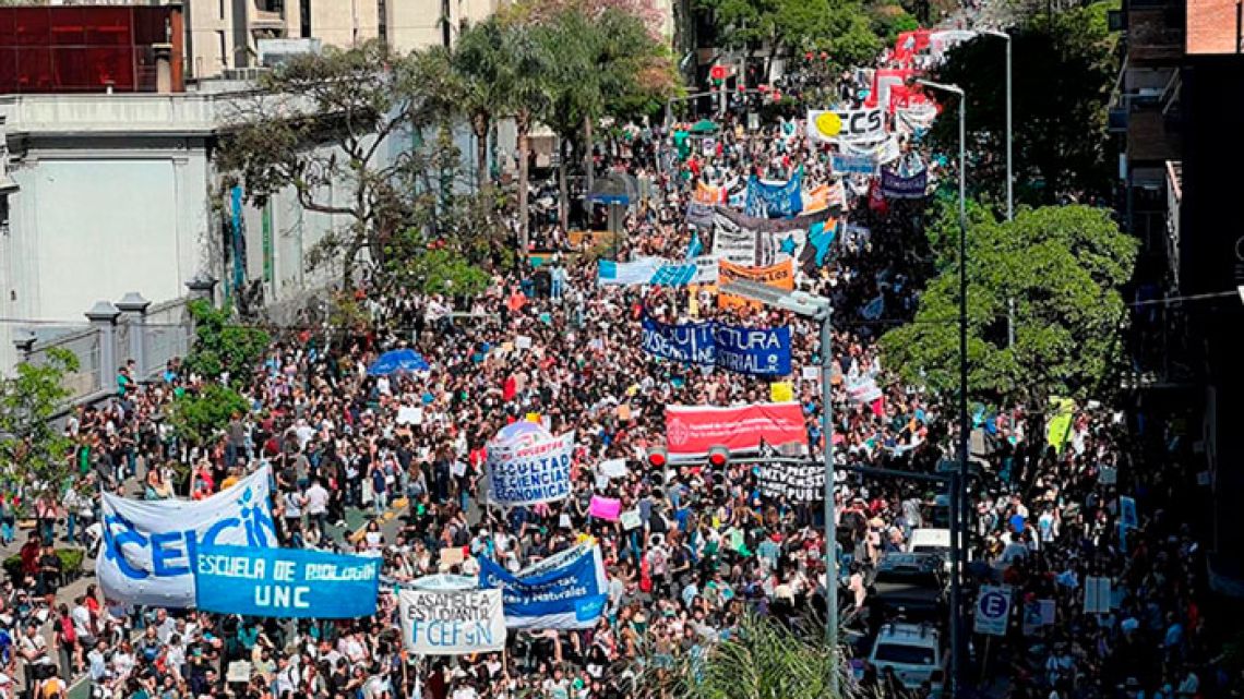 Exclusivo, el documento de la Marcha Federal contra el Gobierno: “La universidad pública no es el problema de nuestro país”