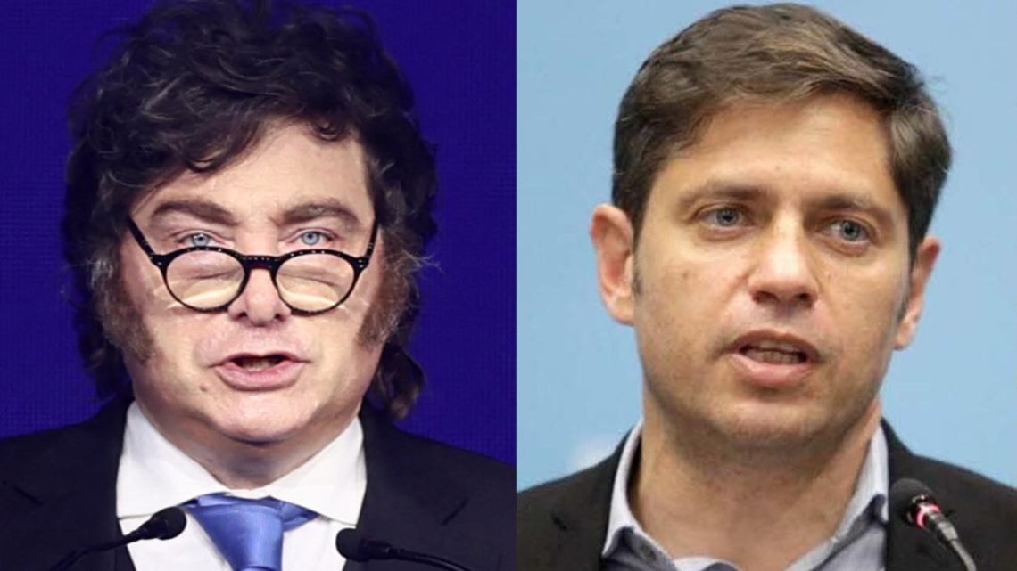 RDE: una encuesta muestra que la brecha territorial entre Javier Milei y Axel Kicillof se redujo